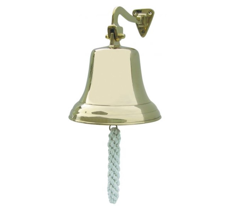 Lodný zvon s nástenným držiakom - 12,5 cm